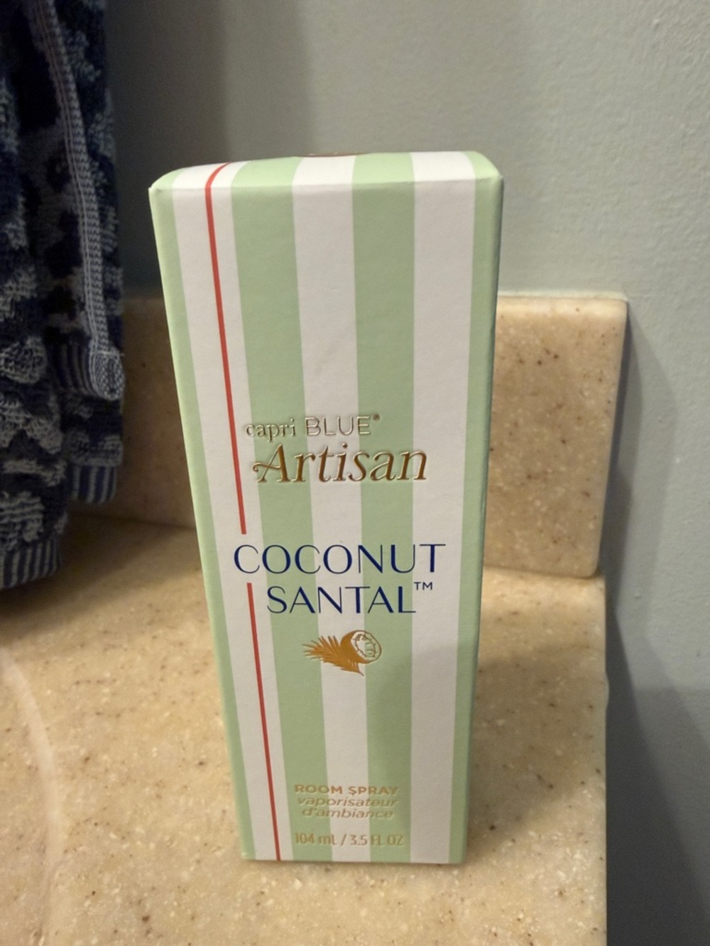 Capri Blue  Coconut Santal Room Spray - Light Green